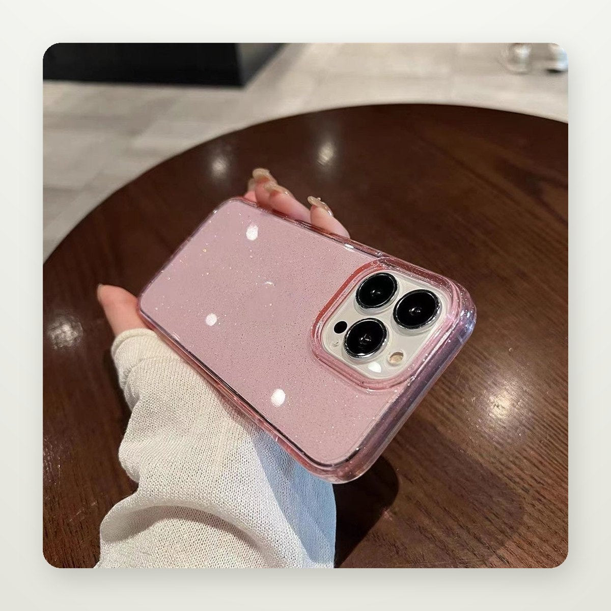 Slim Clear Hard Case for iPhone 13–16