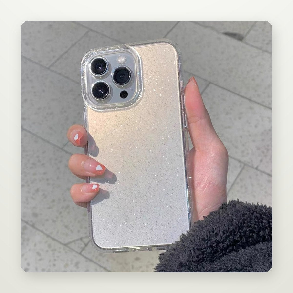 Slim Clear Hard Case for iPhone 13–16