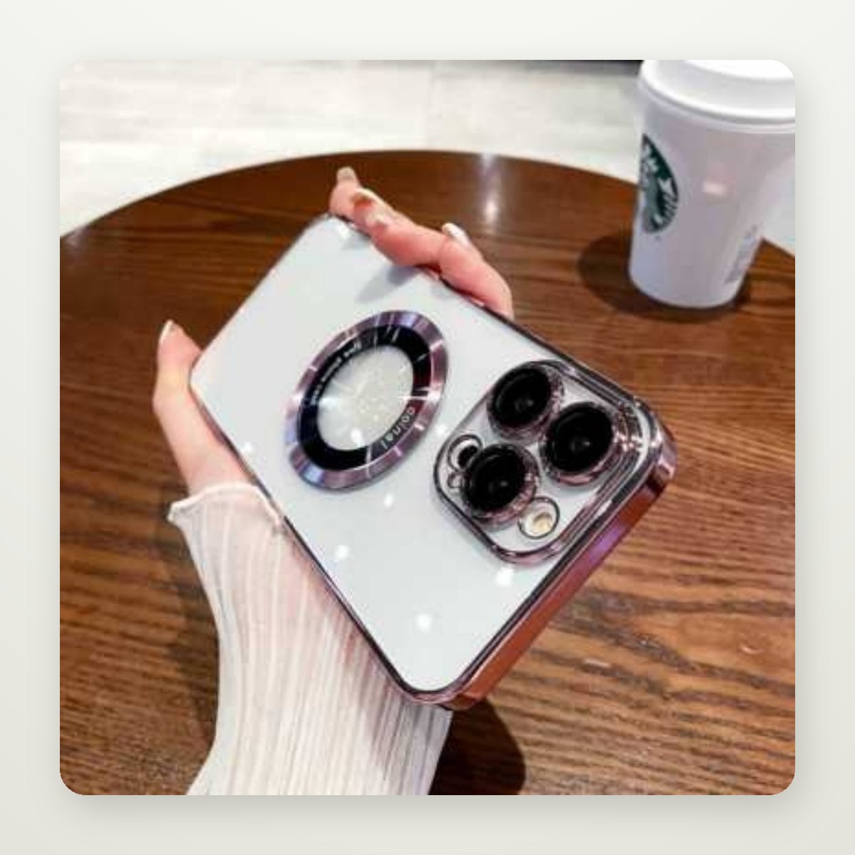Frameless Clear MagSafe Case for iPhone 13–15
