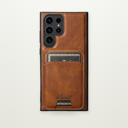 2-in-1 Leather Card Holder Case for Galaxy S24