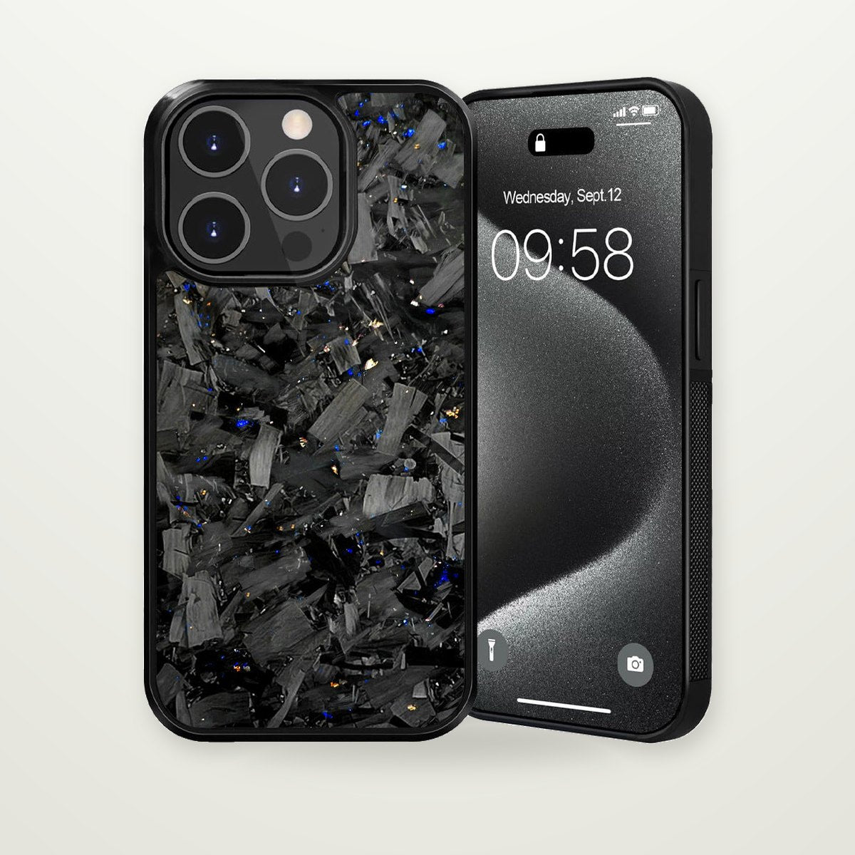 Carbon Fiber Anti-Drop Case for iPhone 13–16