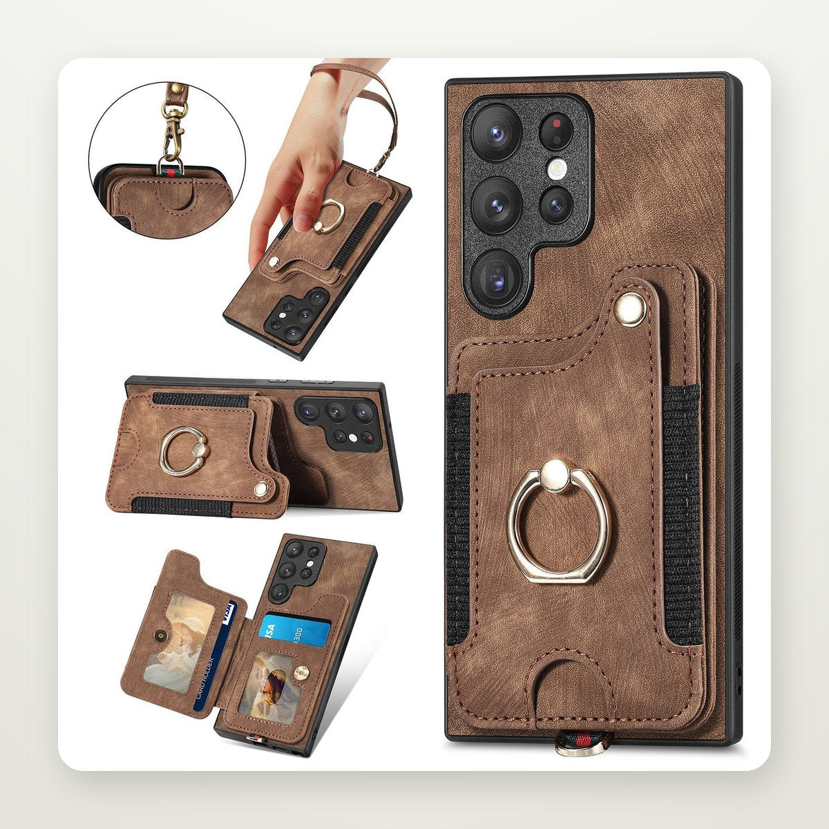 Lanyard Card Case for Galaxy S24