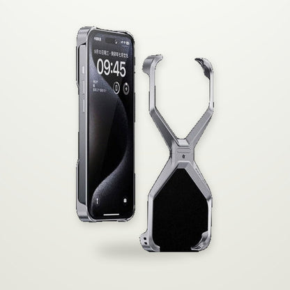 Frameless Aluminum Cooling Case for iPhone 13–17