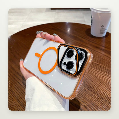 Clear MagSafe Stand Case for iPhone 13–15
