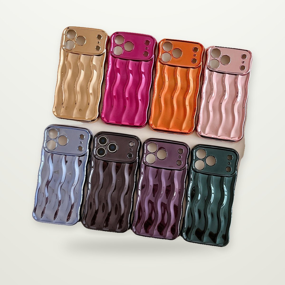 Plated Stripe Case for iPhone 17