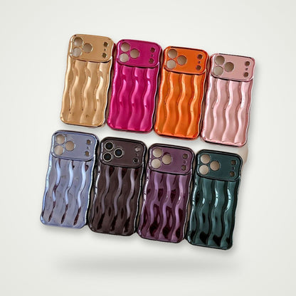 Plated Stripe Case for iPhone 17