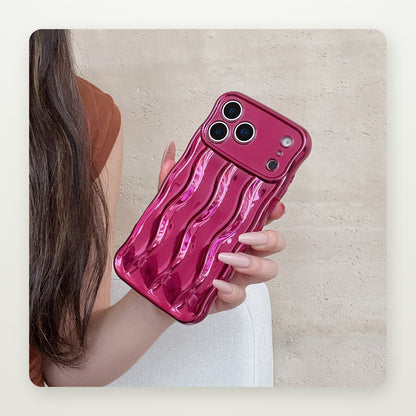 Plated Stripe Case for iPhone 17