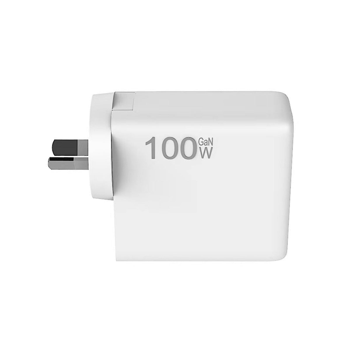 100W GaN USB-C wall charger, white, AU plug