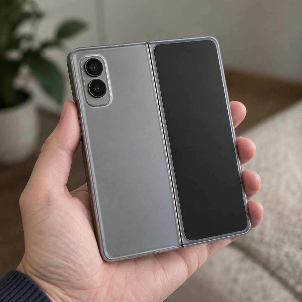 Ultra-Thin Frosted Shell – iPhone Duo — in hand