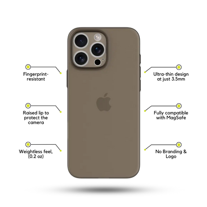 Black Ultra Thin Phone Case