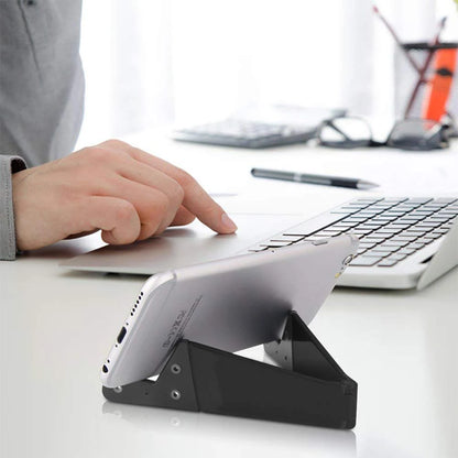 V-shaped foldable phone and tablet stand, view 3