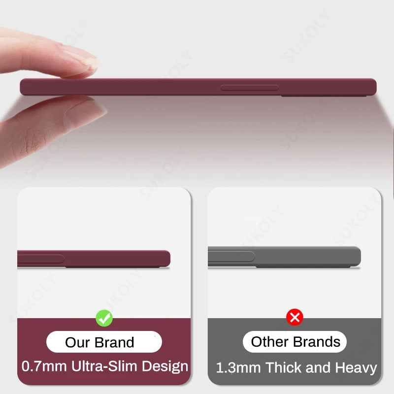 Liquid silicone case for Samsung Galaxy S22–S26 & A series