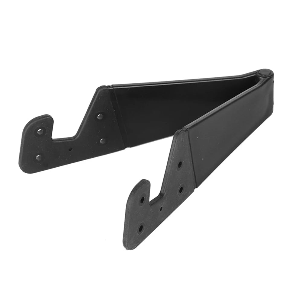 V-shaped foldable phone and tablet stand, black