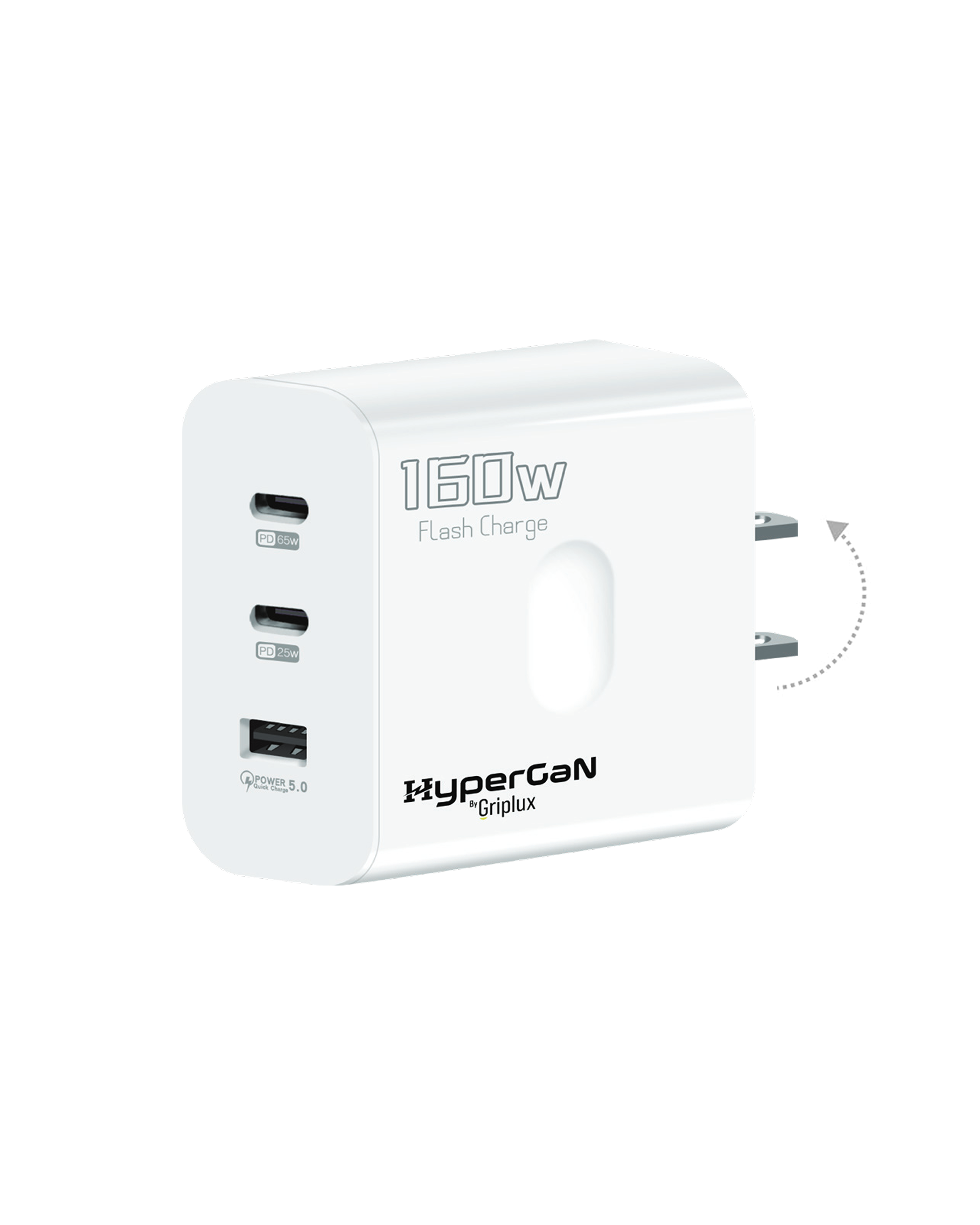 HyperGaN™ 160W Charger by GripLux 70% Off