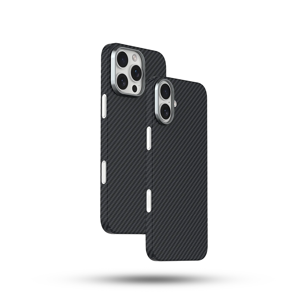 Black Thin Kevlar® 600D Phone Case