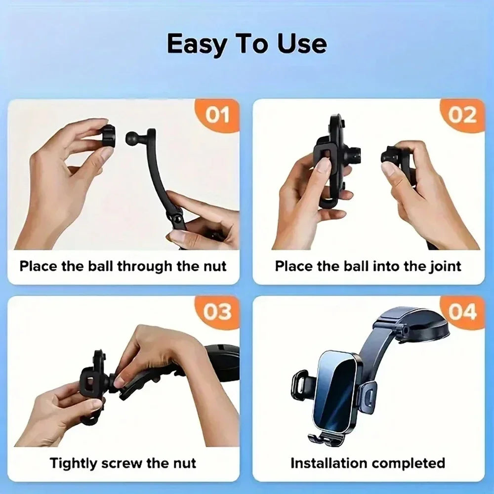 Gravity car phone holder, view 7