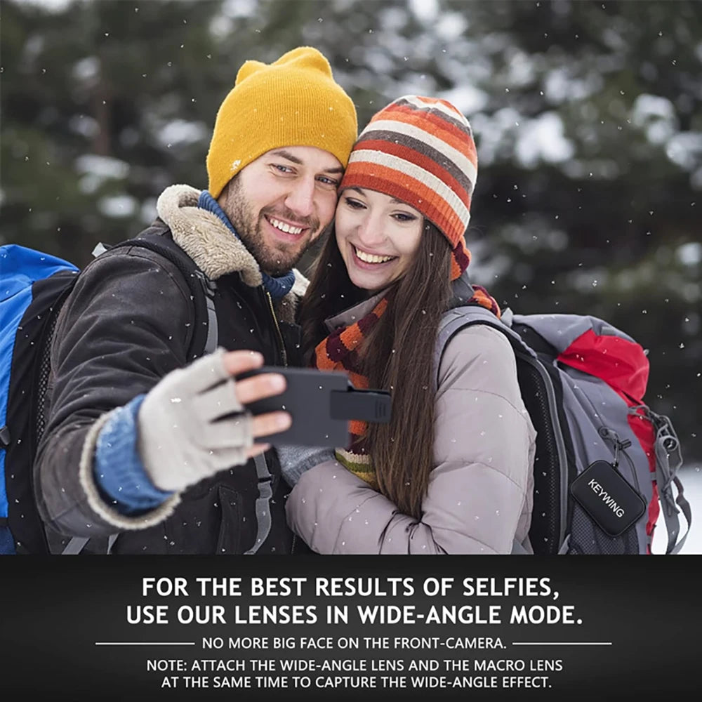 2-in-1 phone camera lens kit, 0.45x wide angle and 12.5x macro, view 3