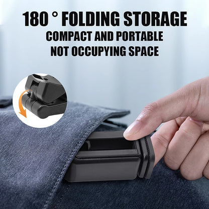 Foldable airplane phone holder for travel and seatback use, view 8