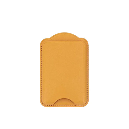 PU leather magnetic card wallet for iPhone 15–18 & Galaxy S25–S26