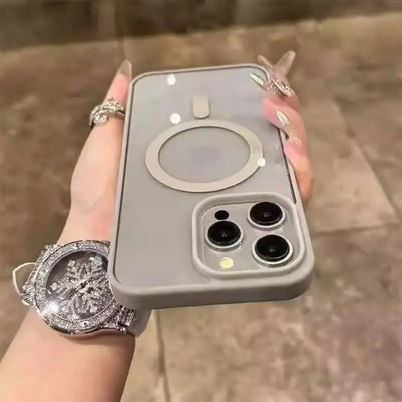 Shockproof clear MagSafe case for iPhone 11–17, view 3