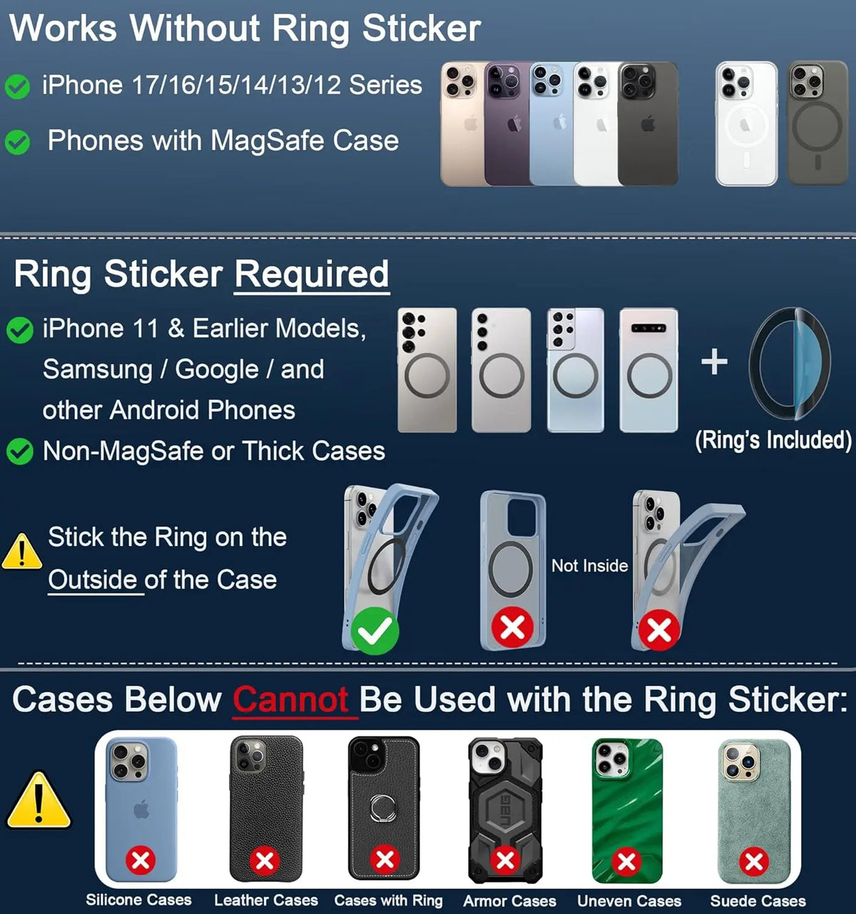 Vacuum suction magnetic phone holder, view 7