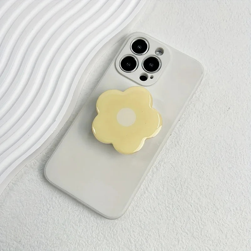 Clear flower expandable phone grip and stand, view 11