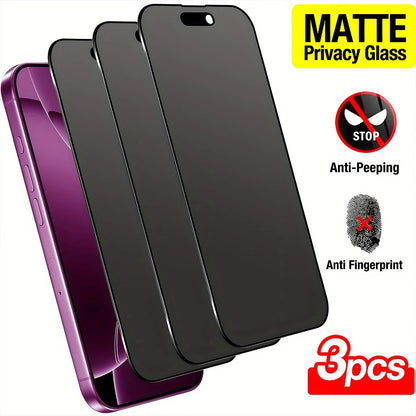 Matte privacy screen protector 3-Pack