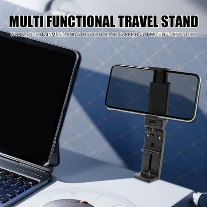 Foldable airplane phone holder for travel and seatback use, view 7