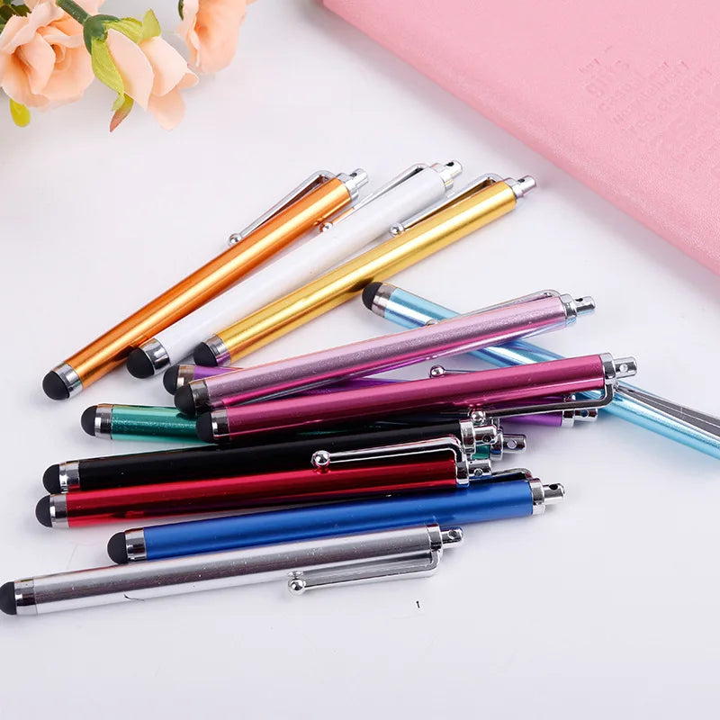 Universal capacitive stylus pens with rubber tip, 10-pack, view 5