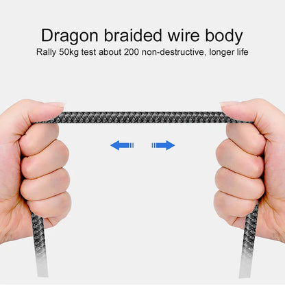 Braided USB-A to USB-C cable, view 5