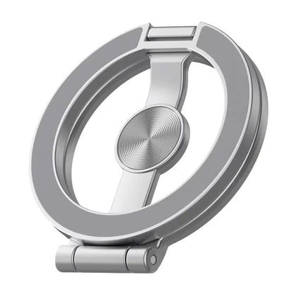 Double-sided magnetic ring holder, silver