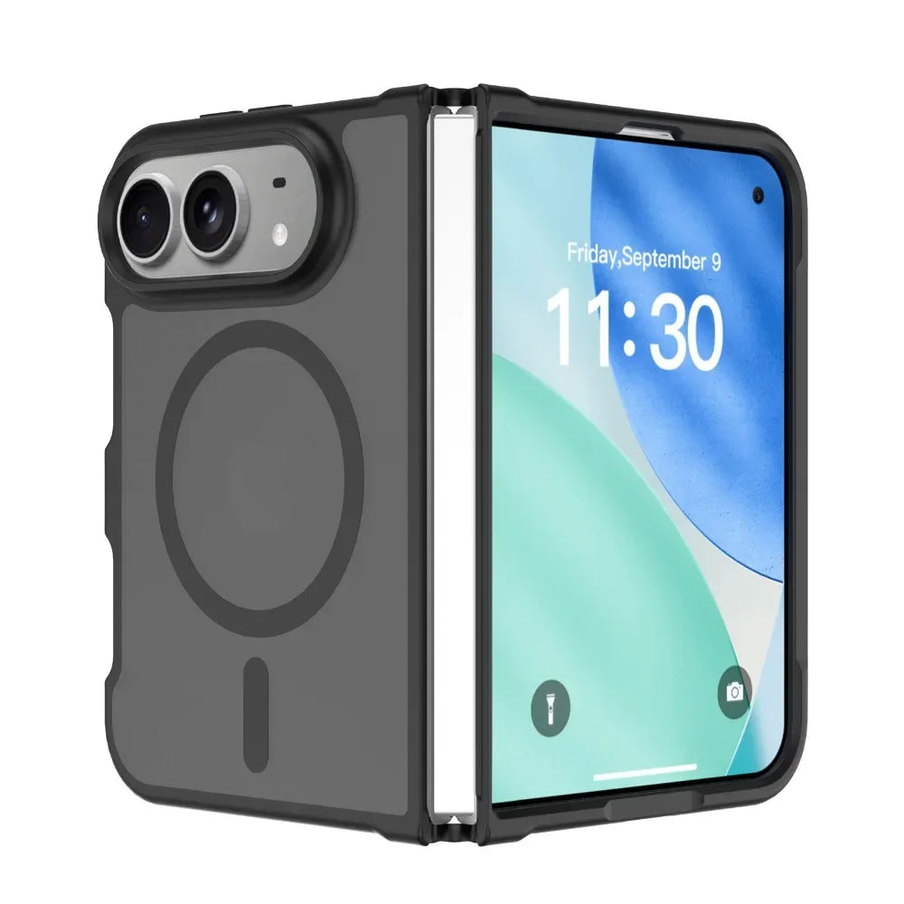 Smoke translucent matte MagSafe case for iPhone Duo