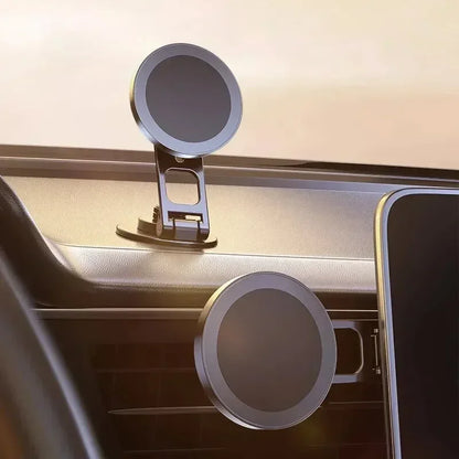 1040° rotating all-metal magnetic car phone holder for MagSafe, black, view 7