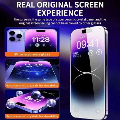 Dust-free tempered glass screen protector for iPhone, view 3