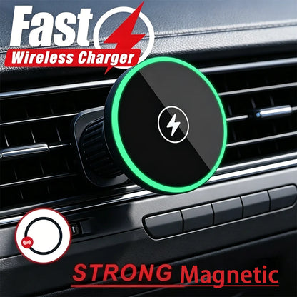 30W magnetic car wireless charger, view 3