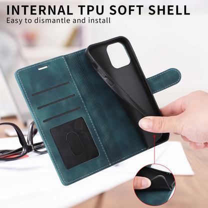 Leather flip wallet case with stand for Samsung Galaxy S and Note, view 8