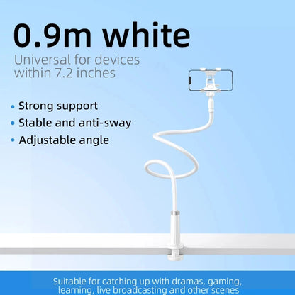 90cm flexible long-arm phone holder with clamp mount, view 6