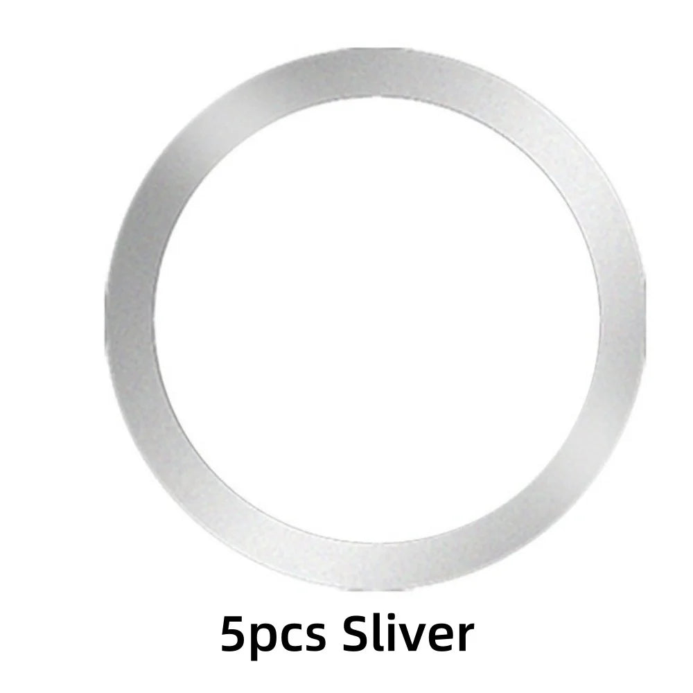 Universal magnetic sticker rings, white