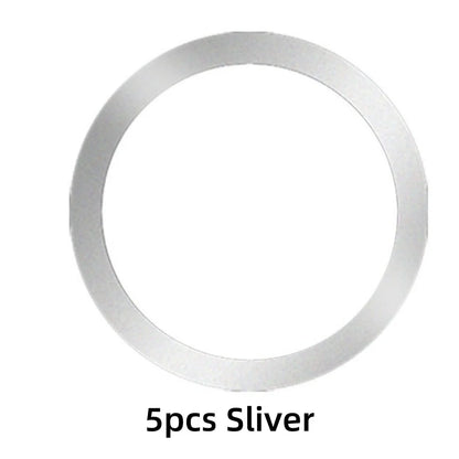 Universal magnetic sticker rings, white