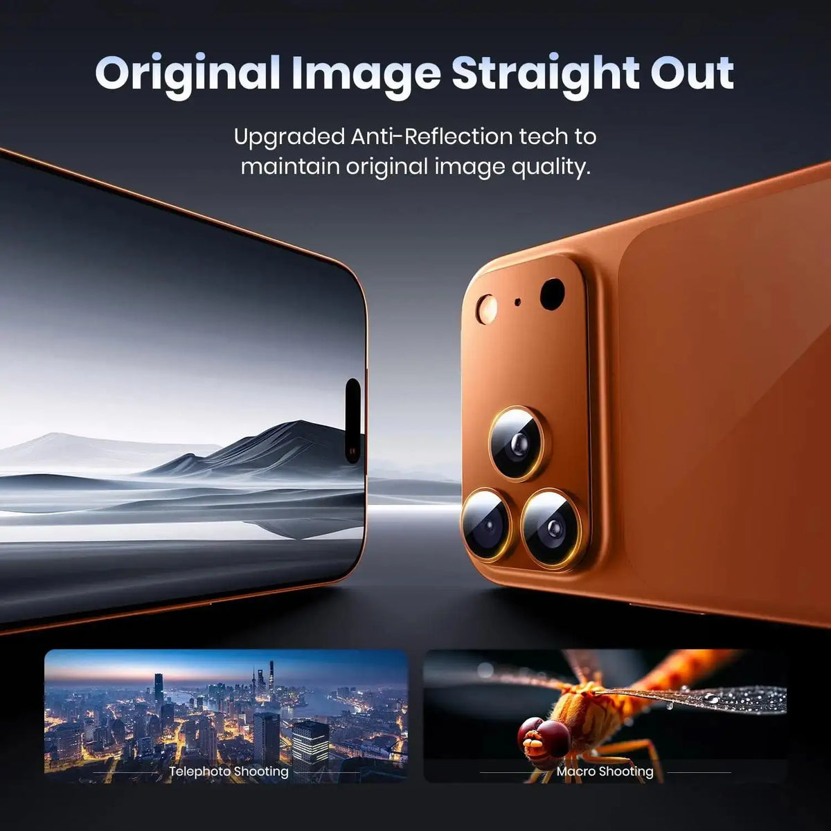 Metal ring camera lens protector for iPhone 17 Pro and Pro Max, view 5