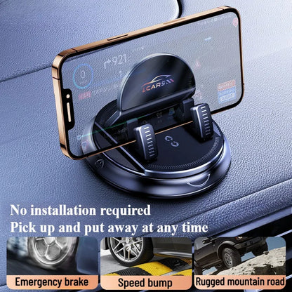 360° rotating sticky phone stand, view 3