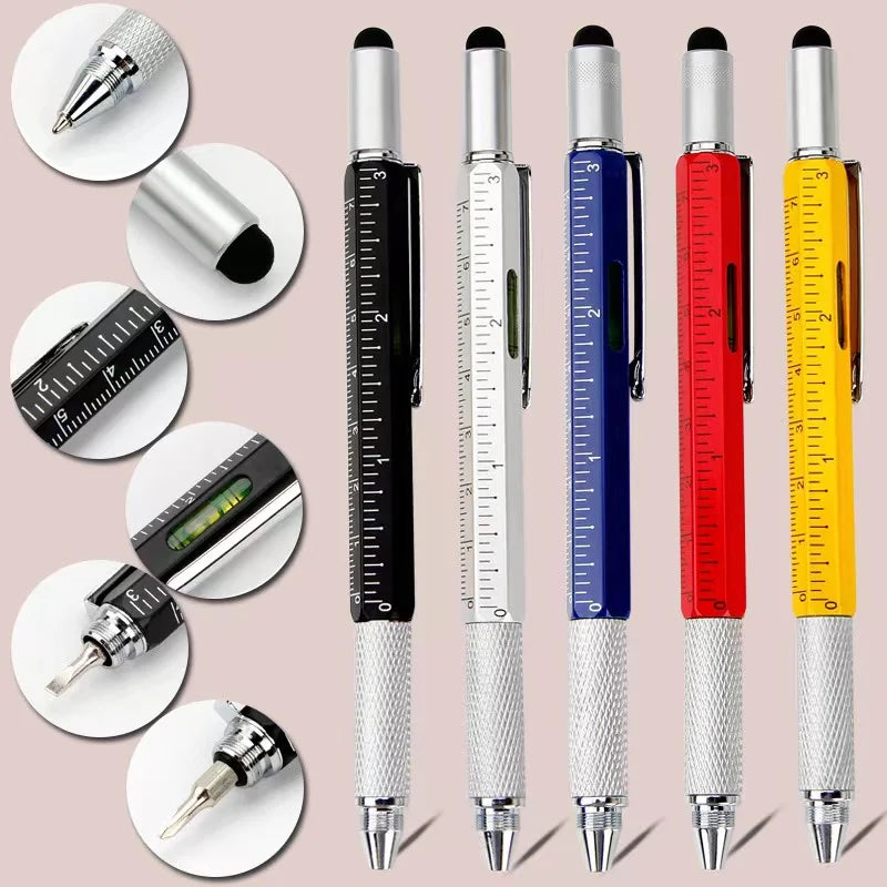 7-in-1 multifunction stylus pen with screwdriver, ruler and level, view 7