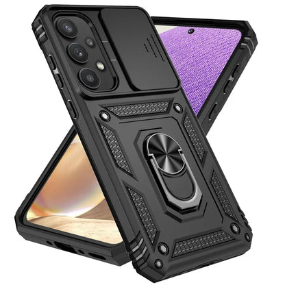 Ring holder case with lens protection for Samsung Galaxy A series