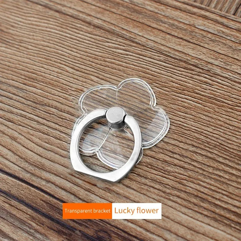 Clear finger ring phone holder, view 9