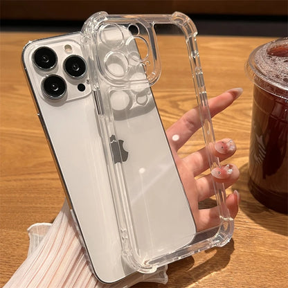 Shockproof transparent bumper case for iPhone, view 2