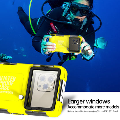 IP68 waterproof phone case for diving, up to 6.9 inch, view 3