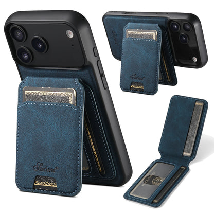 Magnetic card holder phone case with stand for iPhone 12–18, view 2