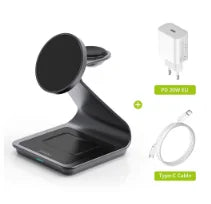 3-in-1 magnetic wireless charging station, view 9