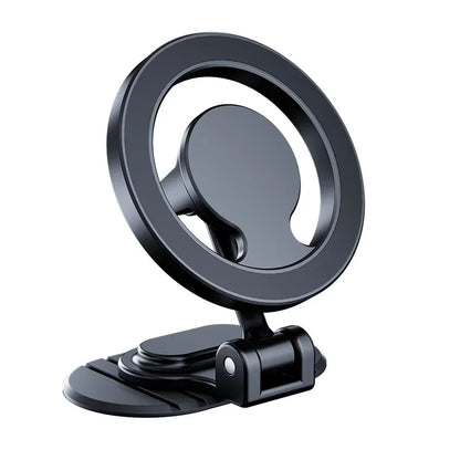 1040° rotating all-metal magnetic car phone holder for MagSafe, black