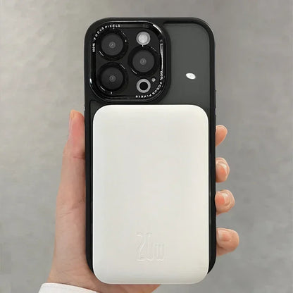 Clear magnetic case with metal lens bumper for iPhone 11–18, view 5